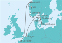 Itinéraire -  Pays des Trolls - CFC Compagnie Française de Croisières